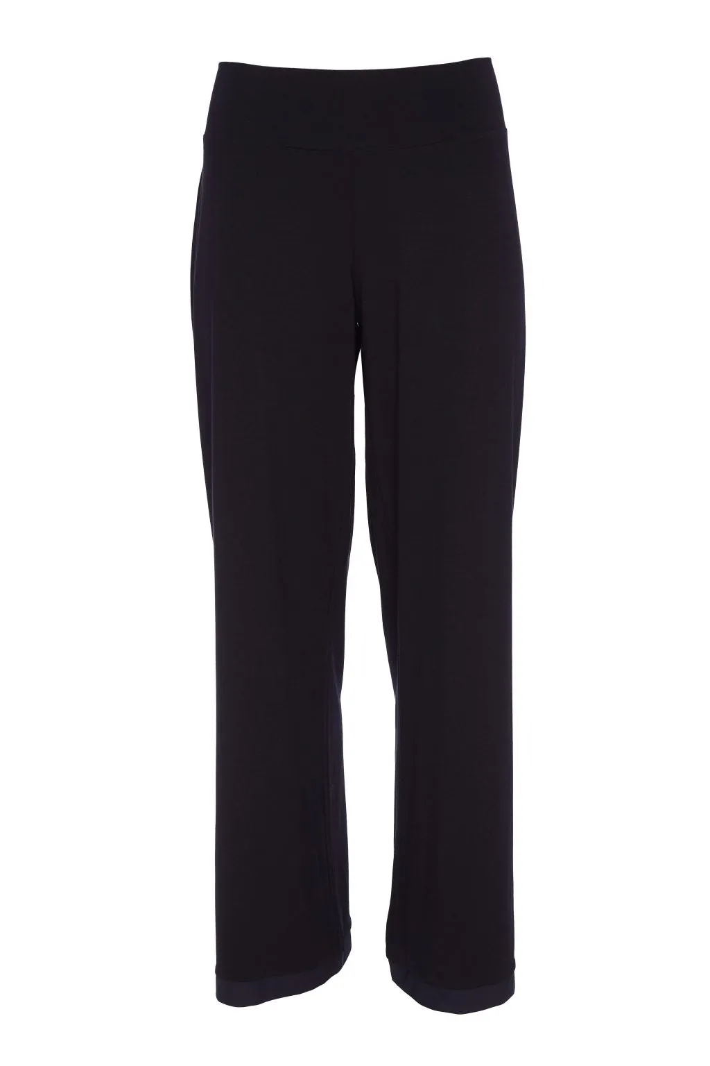 24153- Naya Wide Leg Crop Trousers- Black