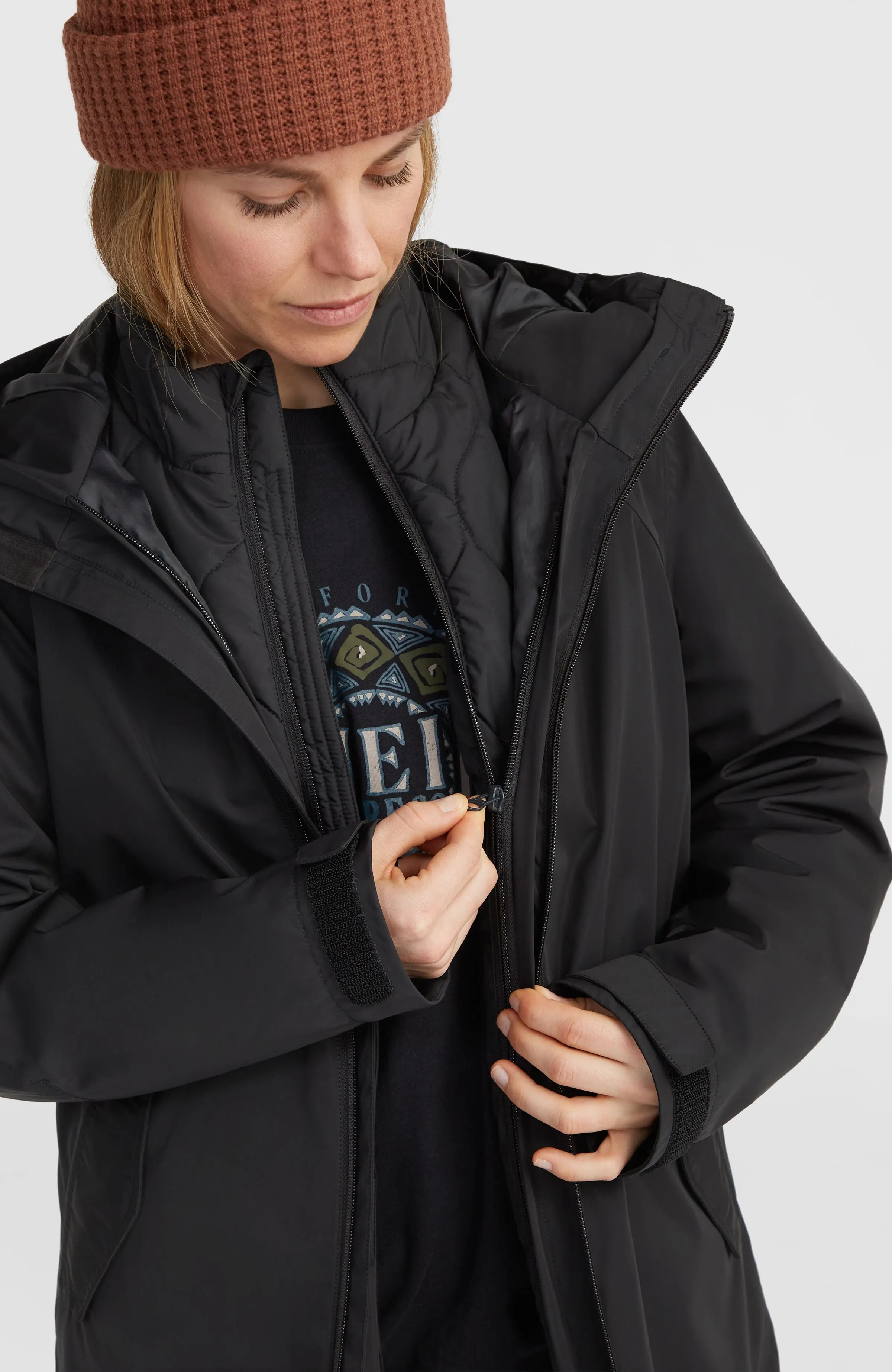 3-in-1 Parka Jacket 10K/10K | Black Out