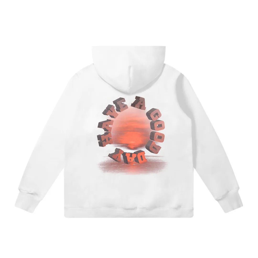 3D Circle Sunset Hoodie