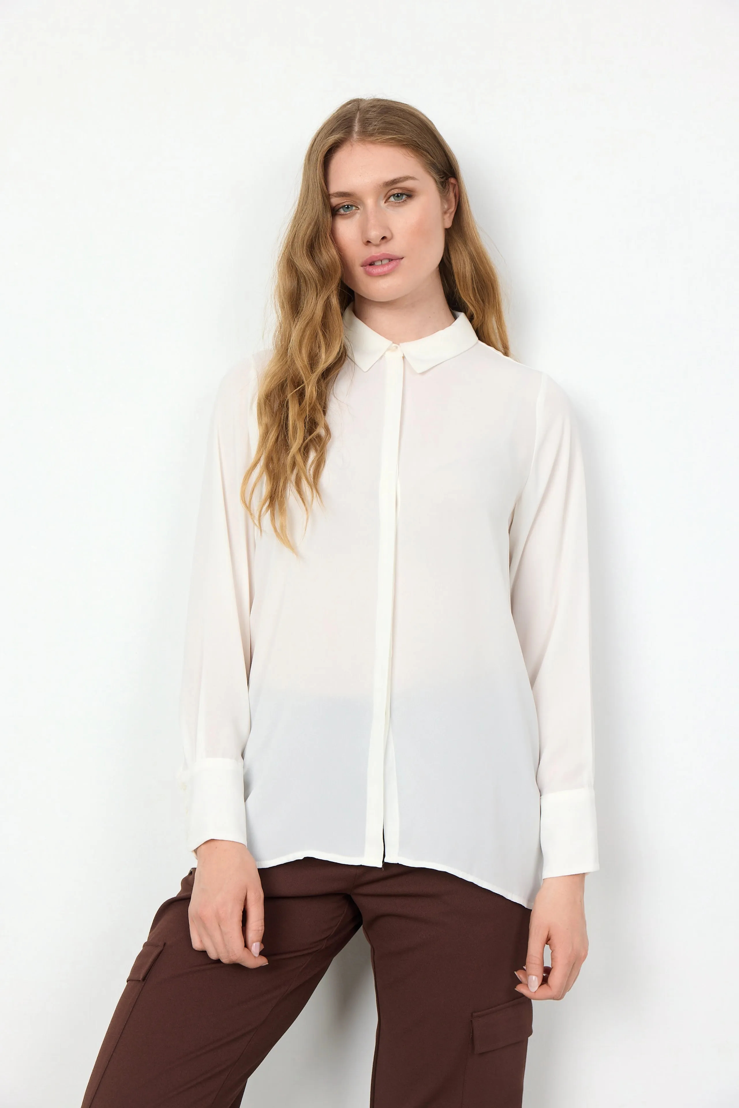 40396- Creme Blouse - Soya Concept