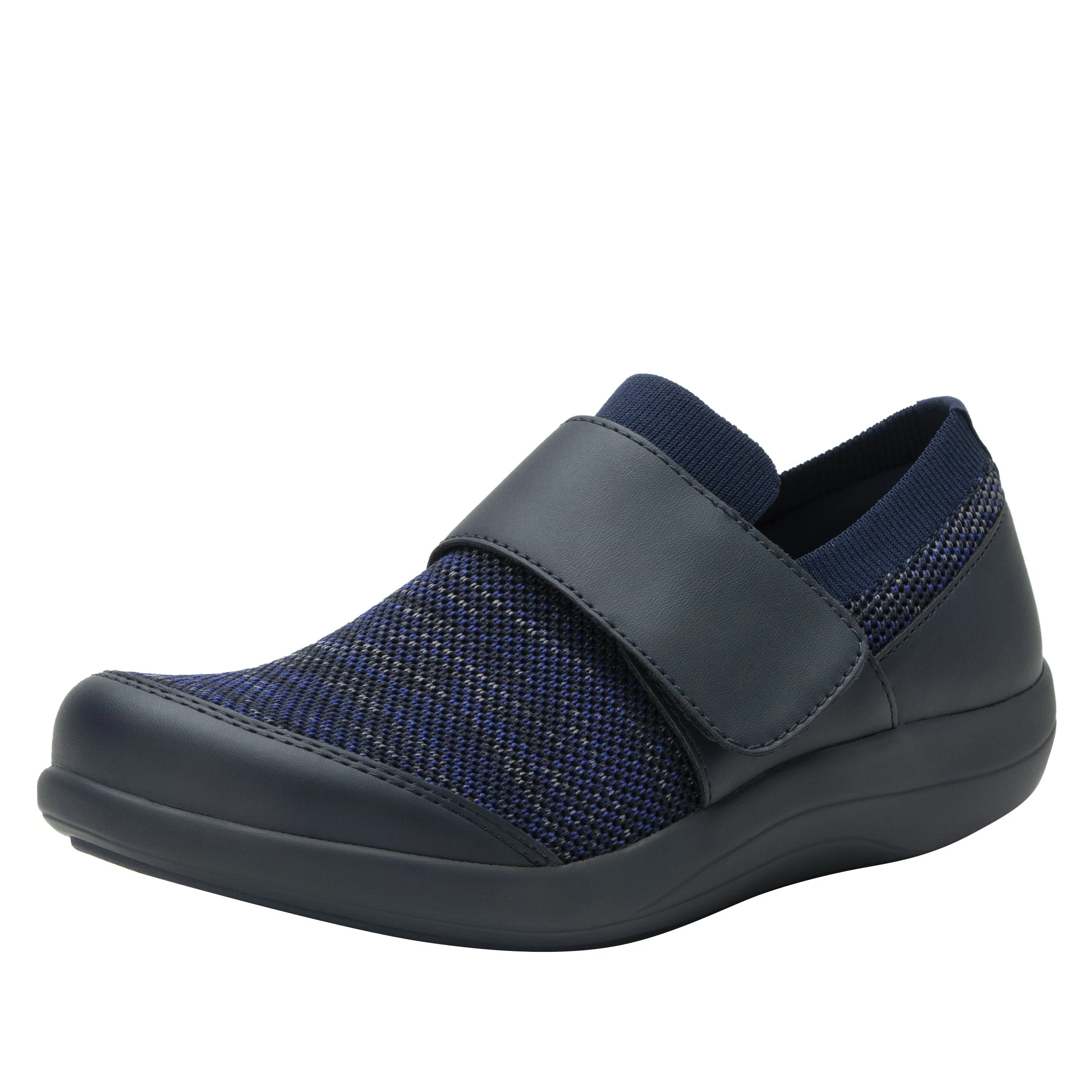 Alegria Women’s Dasher Slip On Shoes-Navy Multi