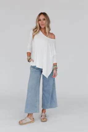 All Things New Oversized Top - White