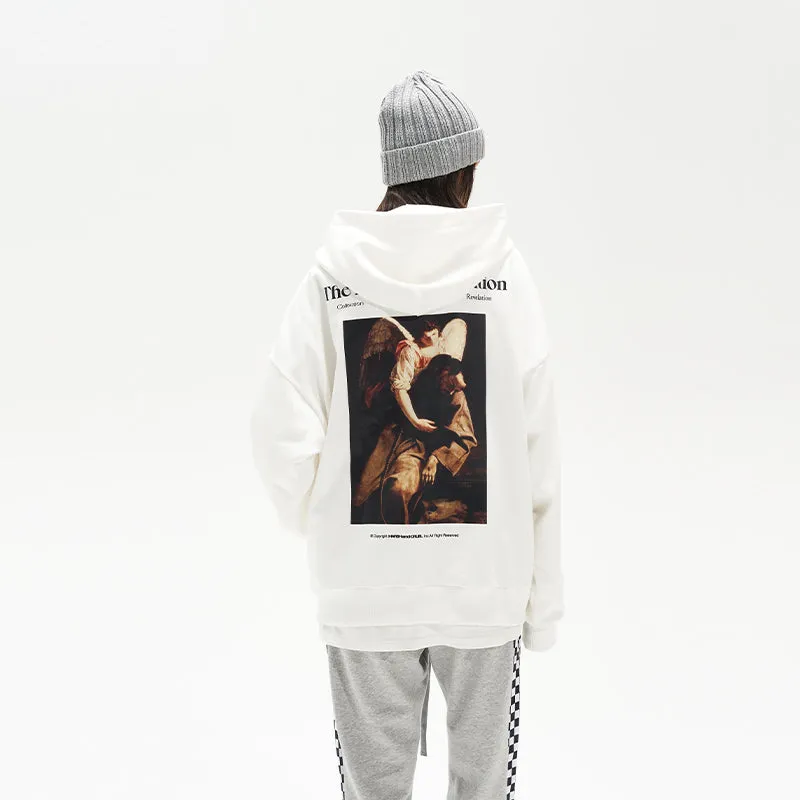 Angelic Appearence Printed Hoodie