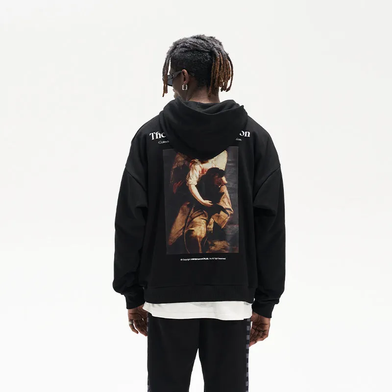 Angelic Appearence Printed Hoodie