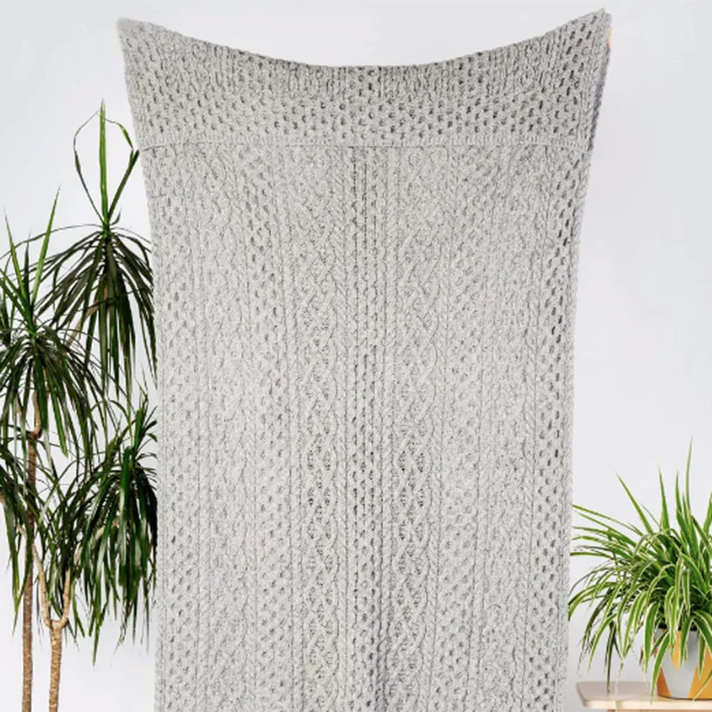 Aran Knitwear Blanket / Throw