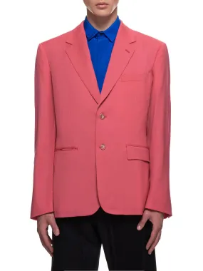 Armpit Seam Ripped Blazer (PF-J033-051-DARK-PINK)