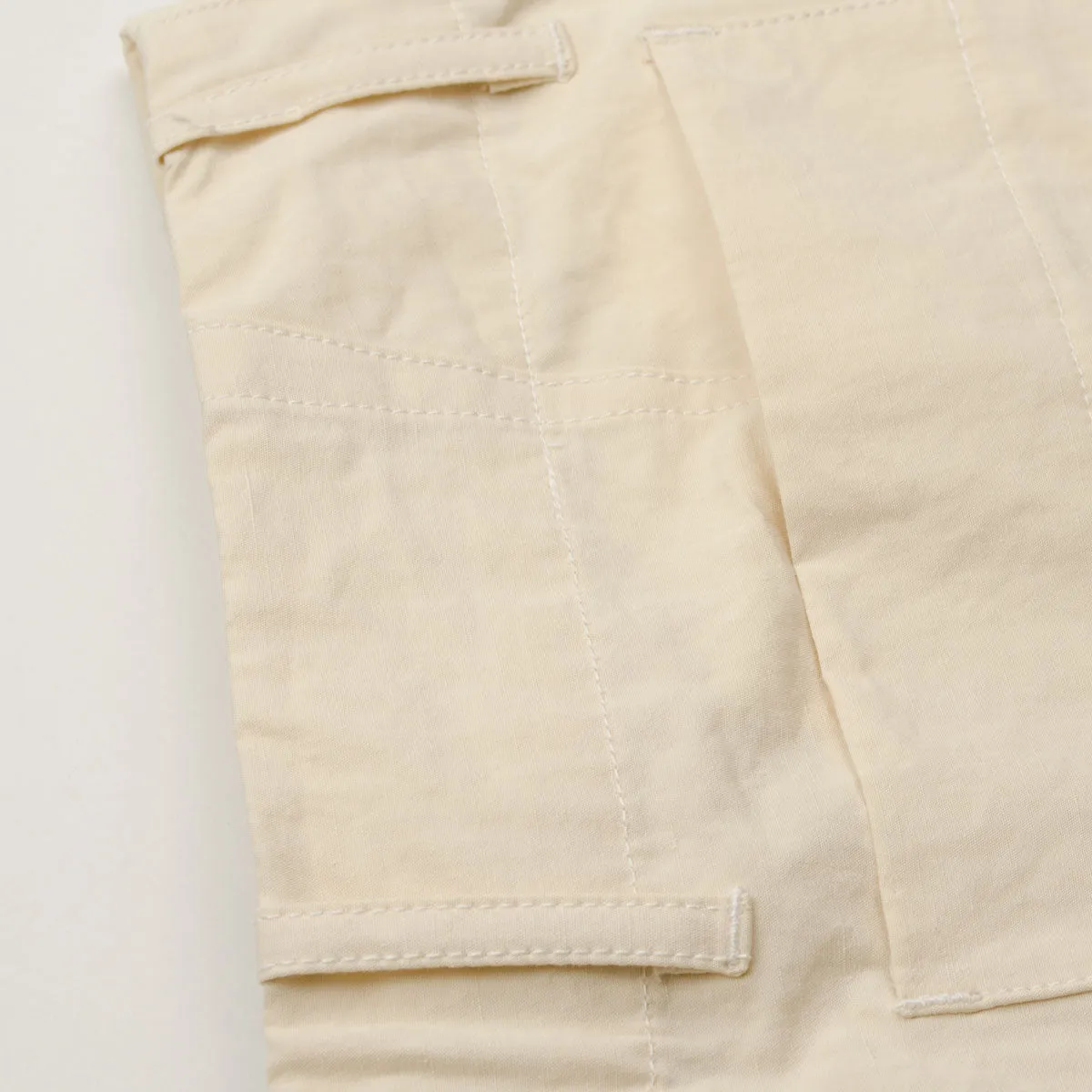 Arpenteur - Fox Cotton / Linen Poplin Trousers - Ecru