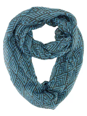 Art Deco Pattern Circle Infinity Scarf