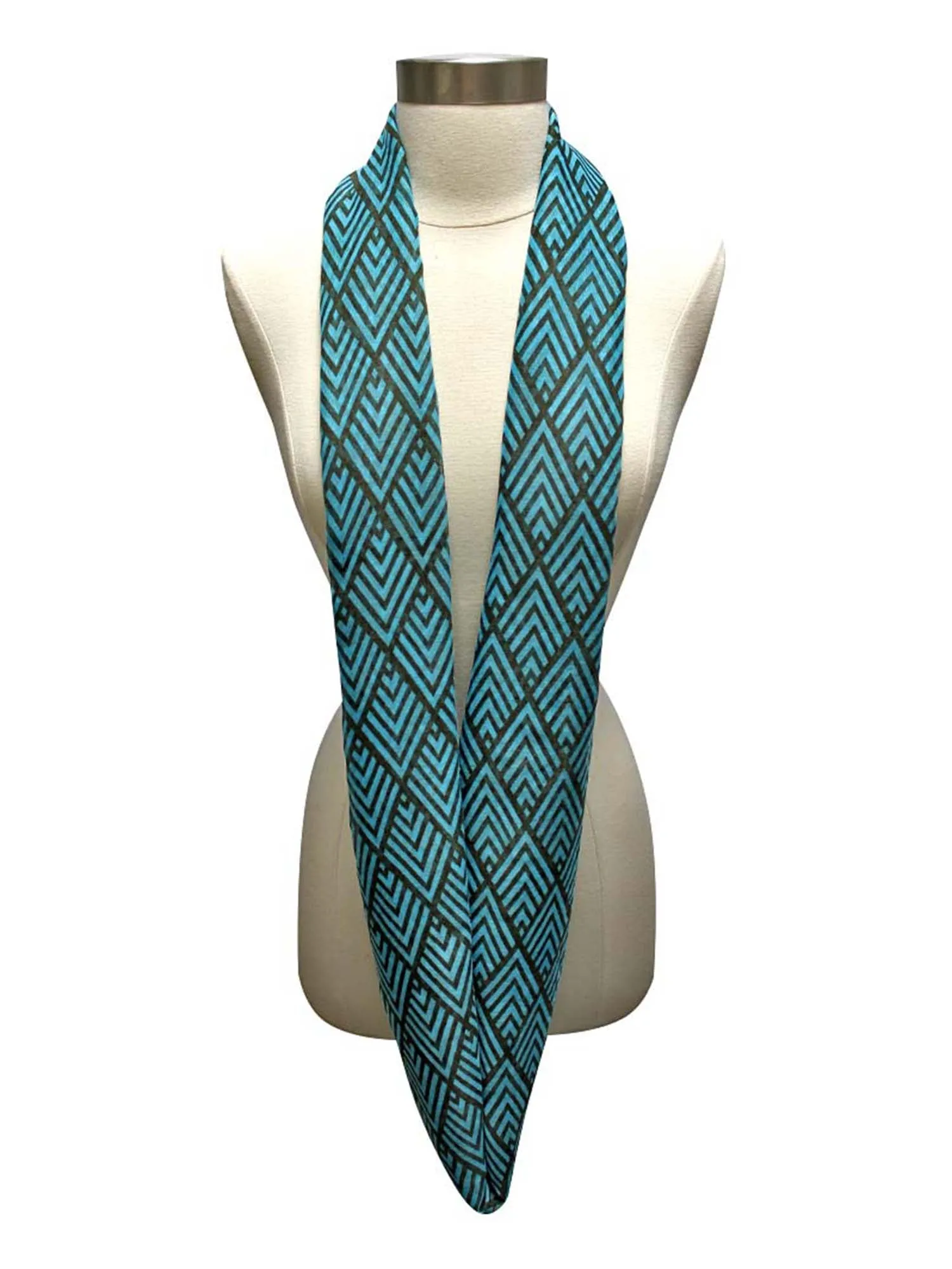 Art Deco Pattern Circle Infinity Scarf