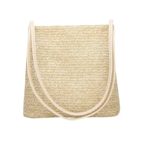 As Planned Straw Beach Bag