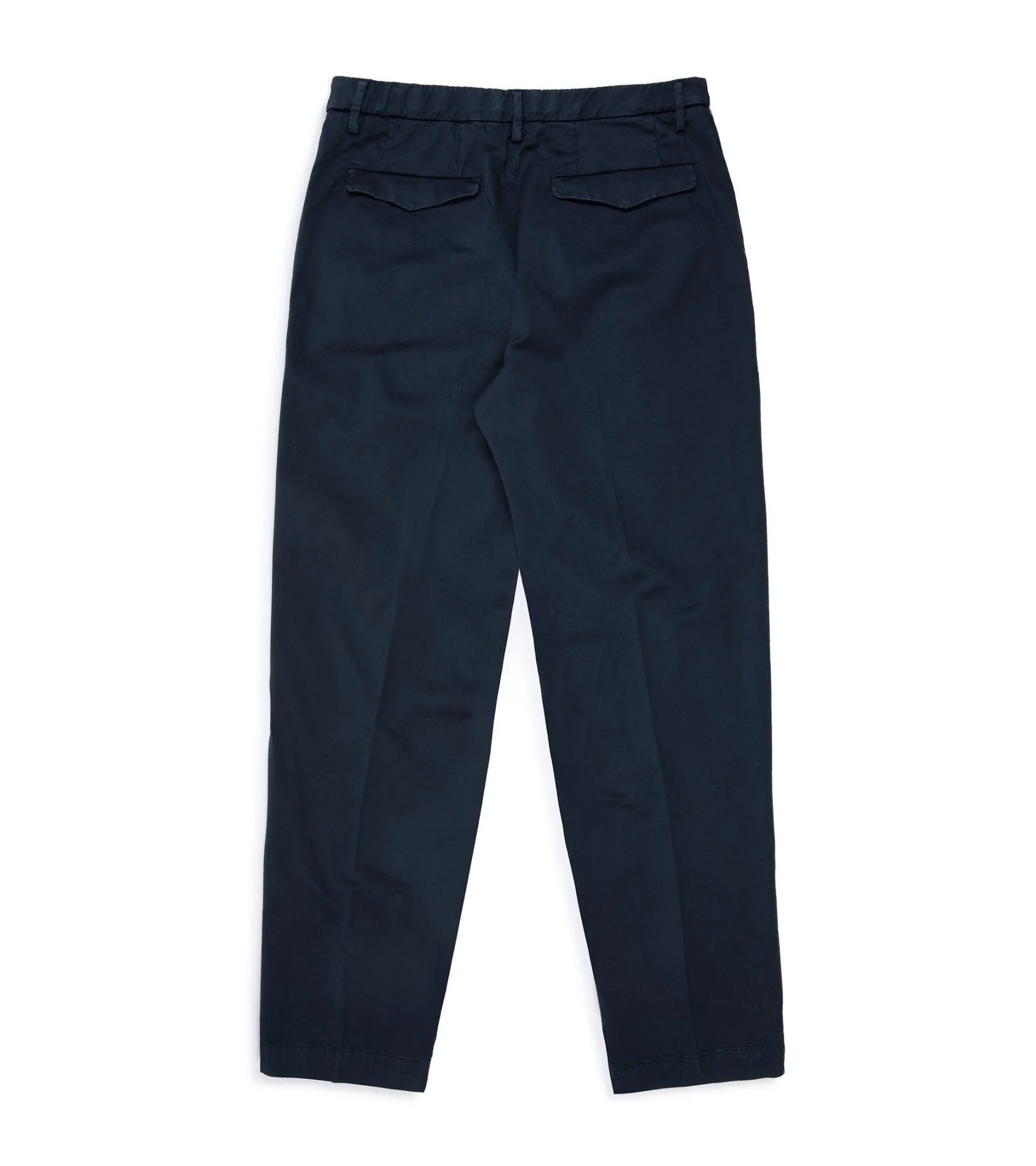 Barena Masco Trevo Cotton Twill Trousers: Navy