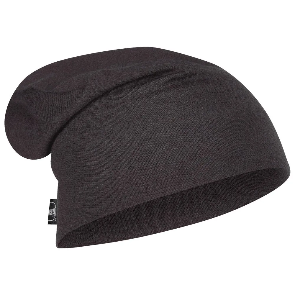 Beanies Buff ---Merino Heavyweight Beanie Solid Black