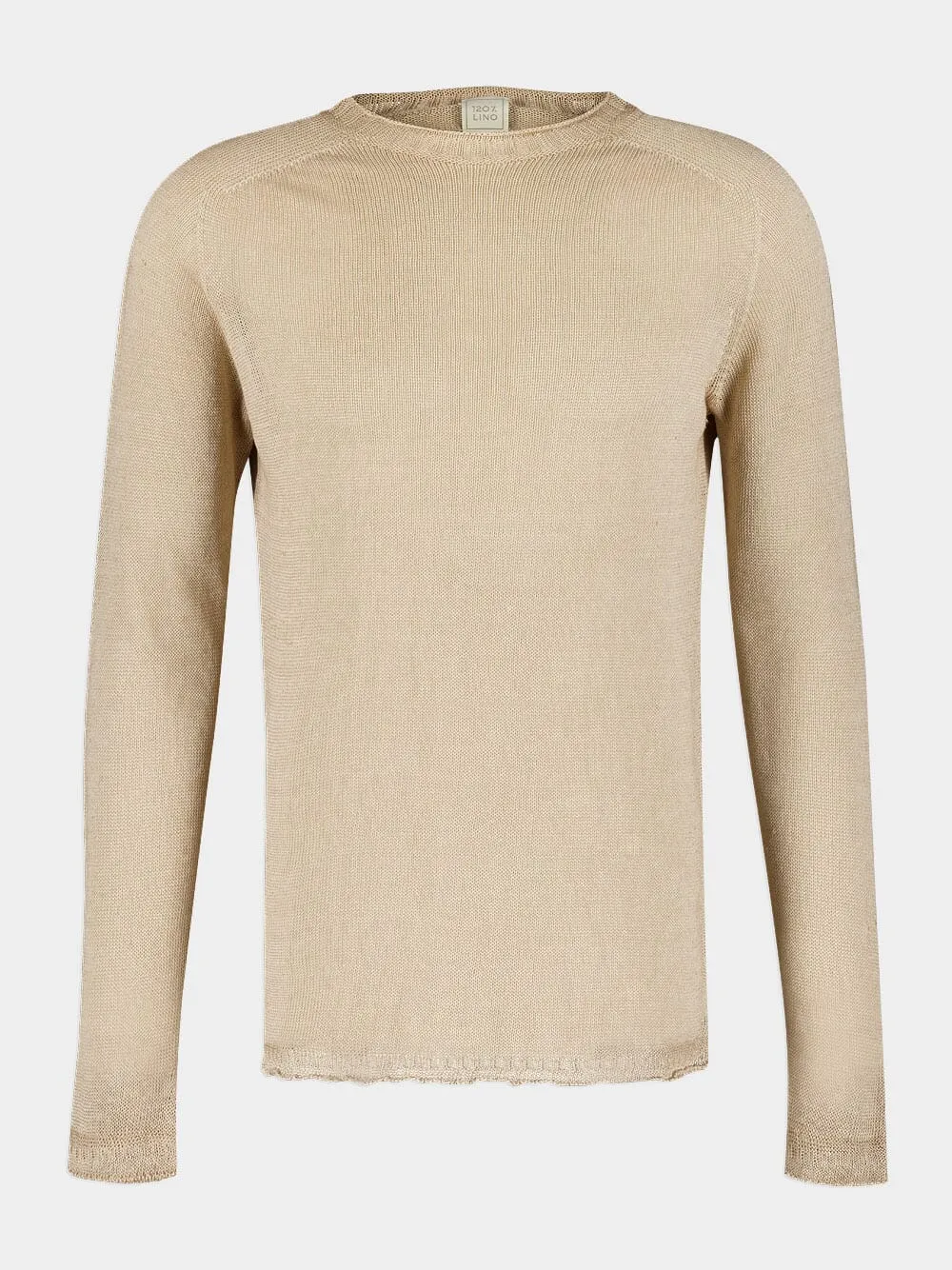 Beige Linen Sweater