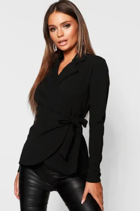 Belted Wrap Blazer