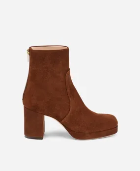 BETTY Velour ankle boot