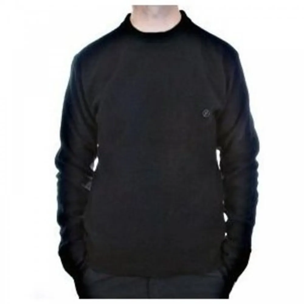 Black Crew Neck Long Sleeve Knitwear