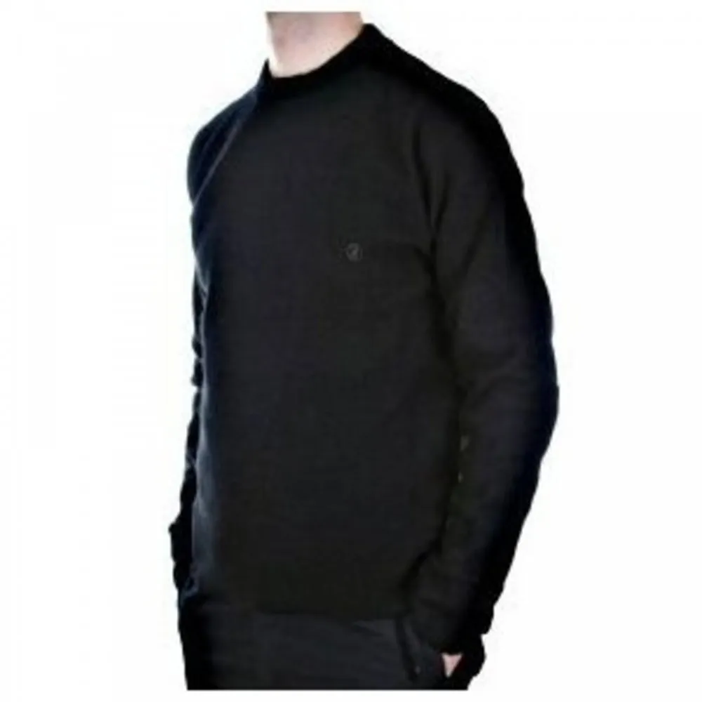 Black Crew Neck Long Sleeve Knitwear