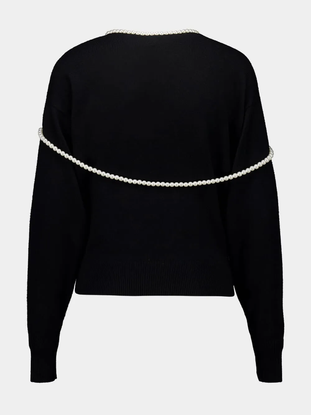 Black Crush Necklace Sweater