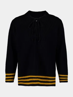 Black Deck Stripe Sweater