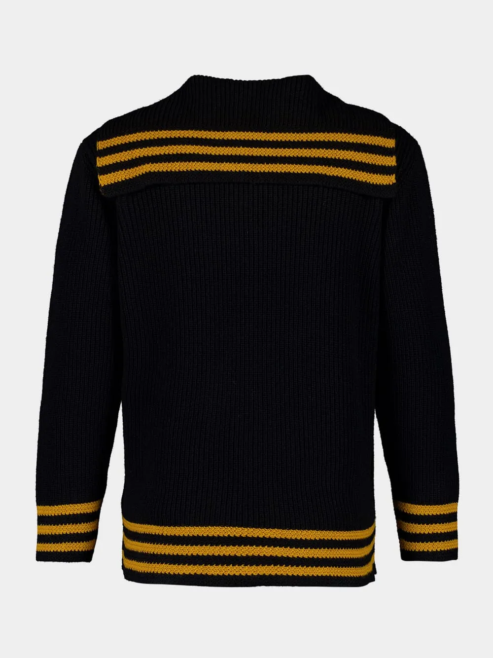 Black Deck Stripe Sweater