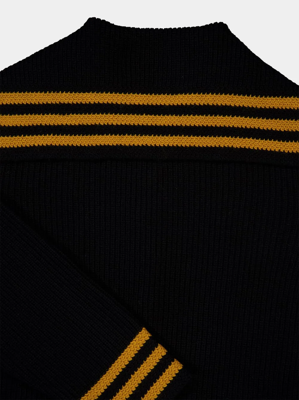 Black Deck Stripe Sweater