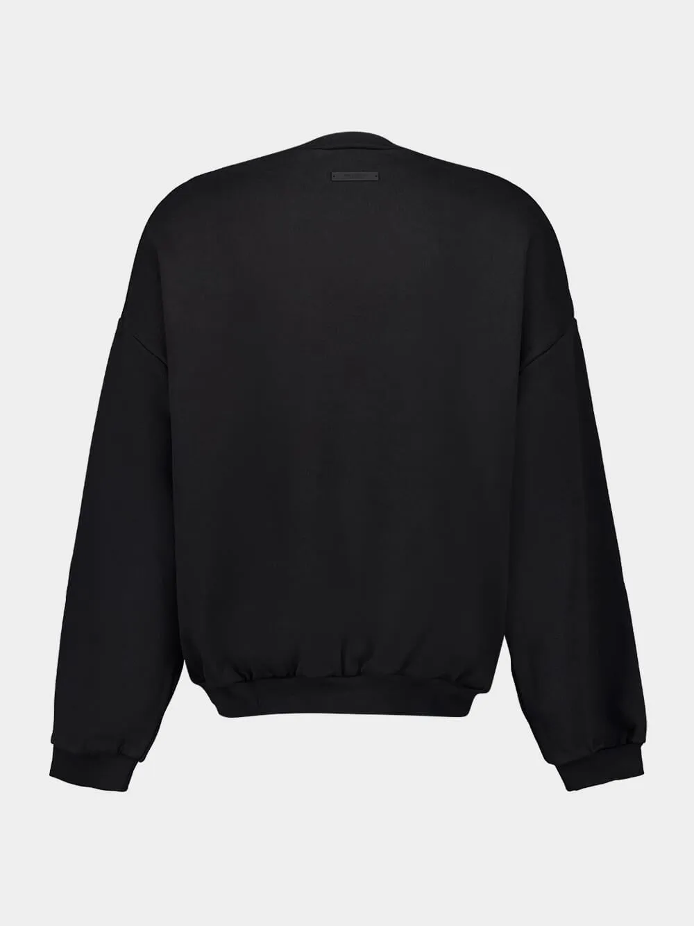 Black Heavy Fleece Sweater