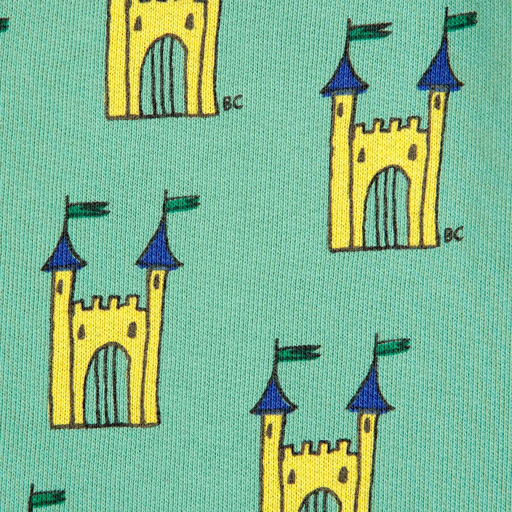 Bobo Choses Baby Faraway Castle All Over Sweatpants Green