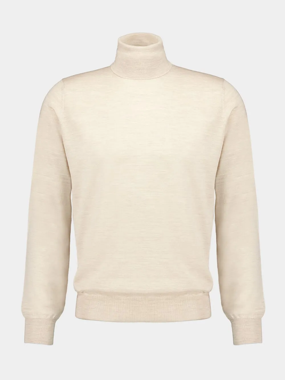 Camel Brown Turtleneck Sweater