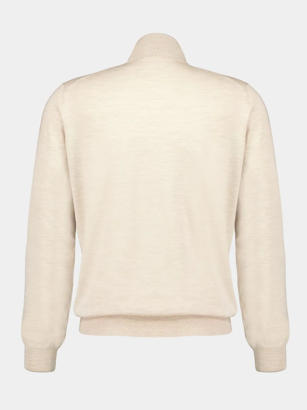 Camel Brown Turtleneck Sweater