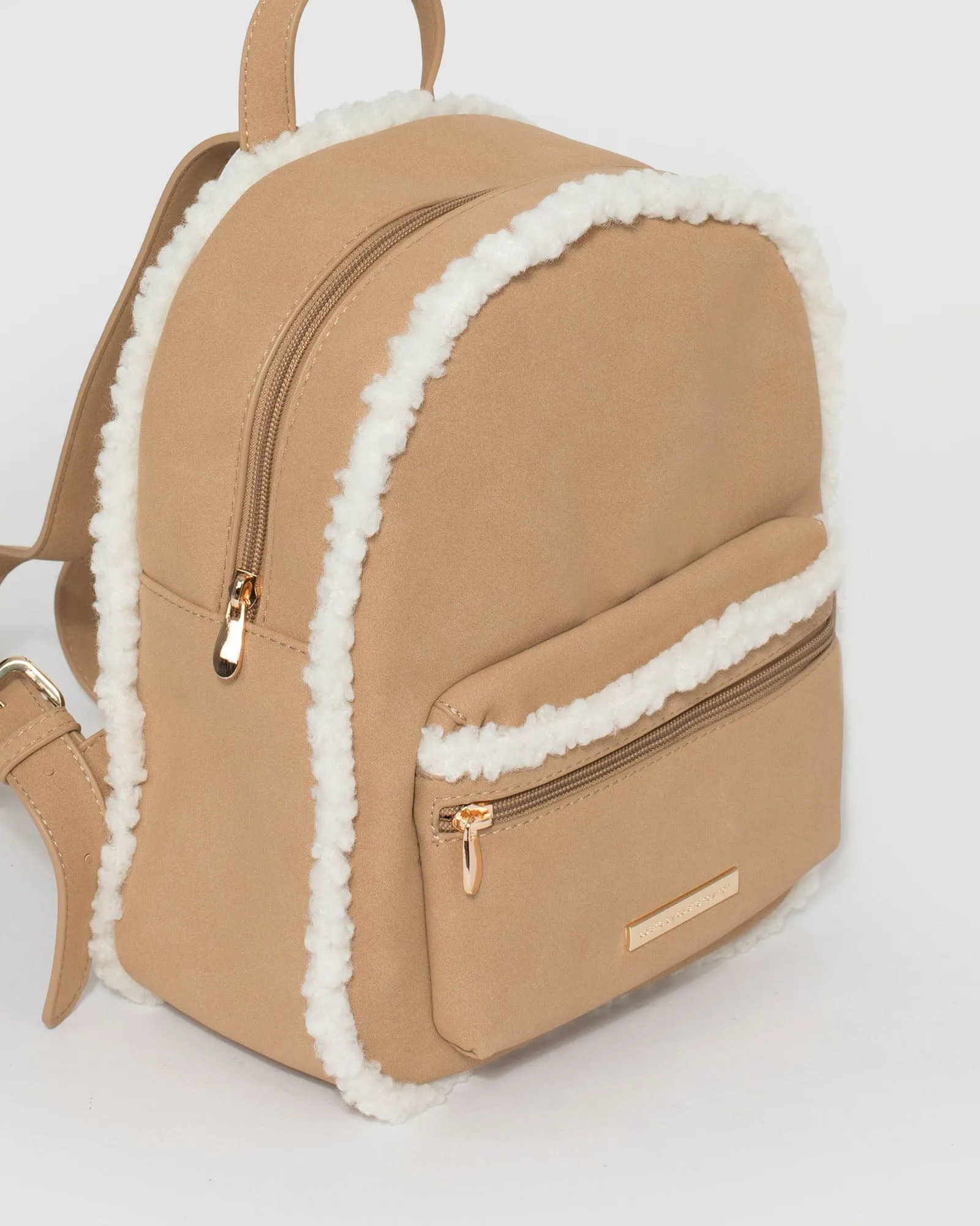 Caramel Zella Trim Backpack