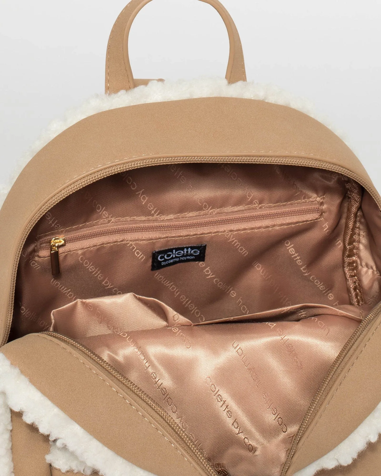 Caramel Zella Trim Backpack