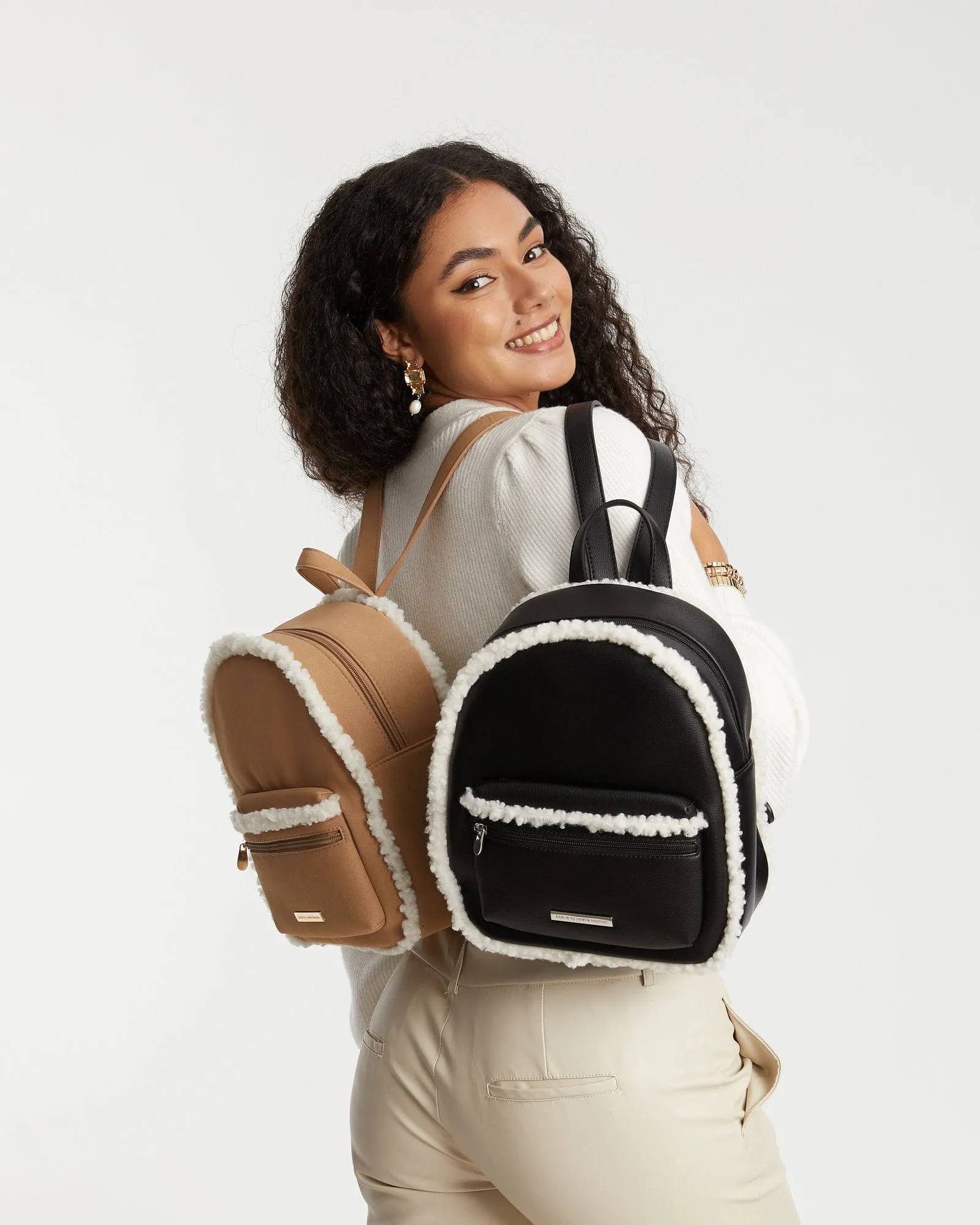 Caramel Zella Trim Backpack