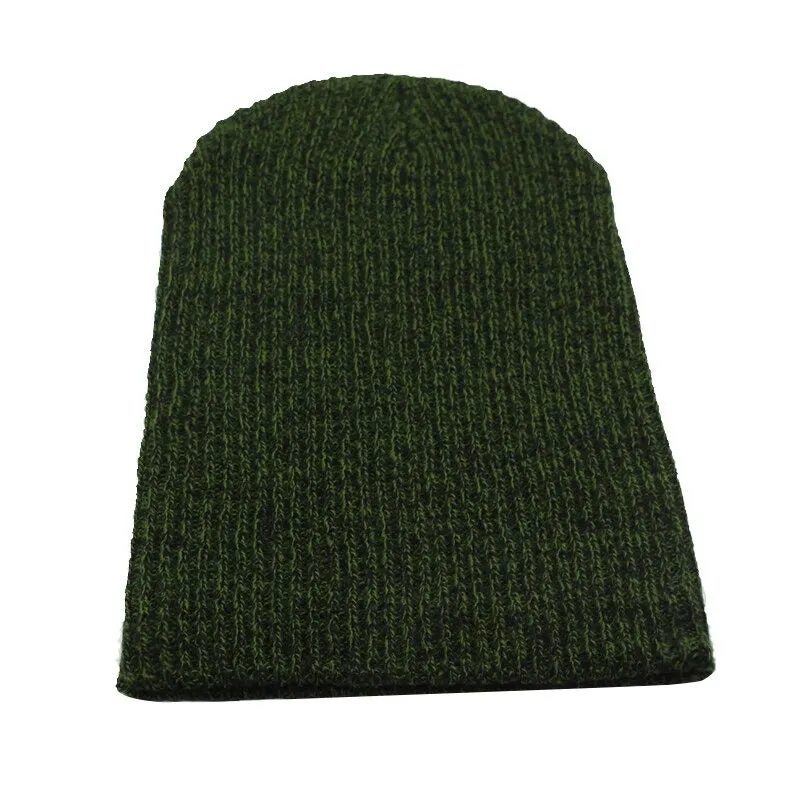 Casual Style Knitted Warm Baggy Bonnet Beanies for Women & Men