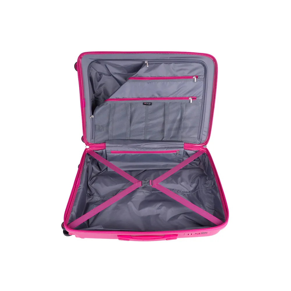 Cellini Cruze Trolley Case Pink