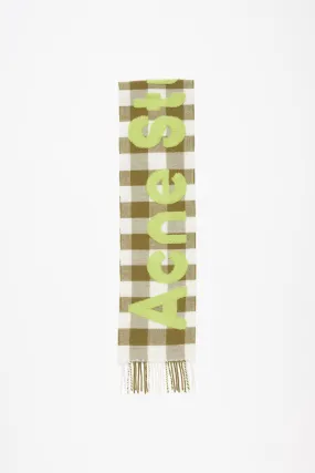 Check logo scarf - Narrow