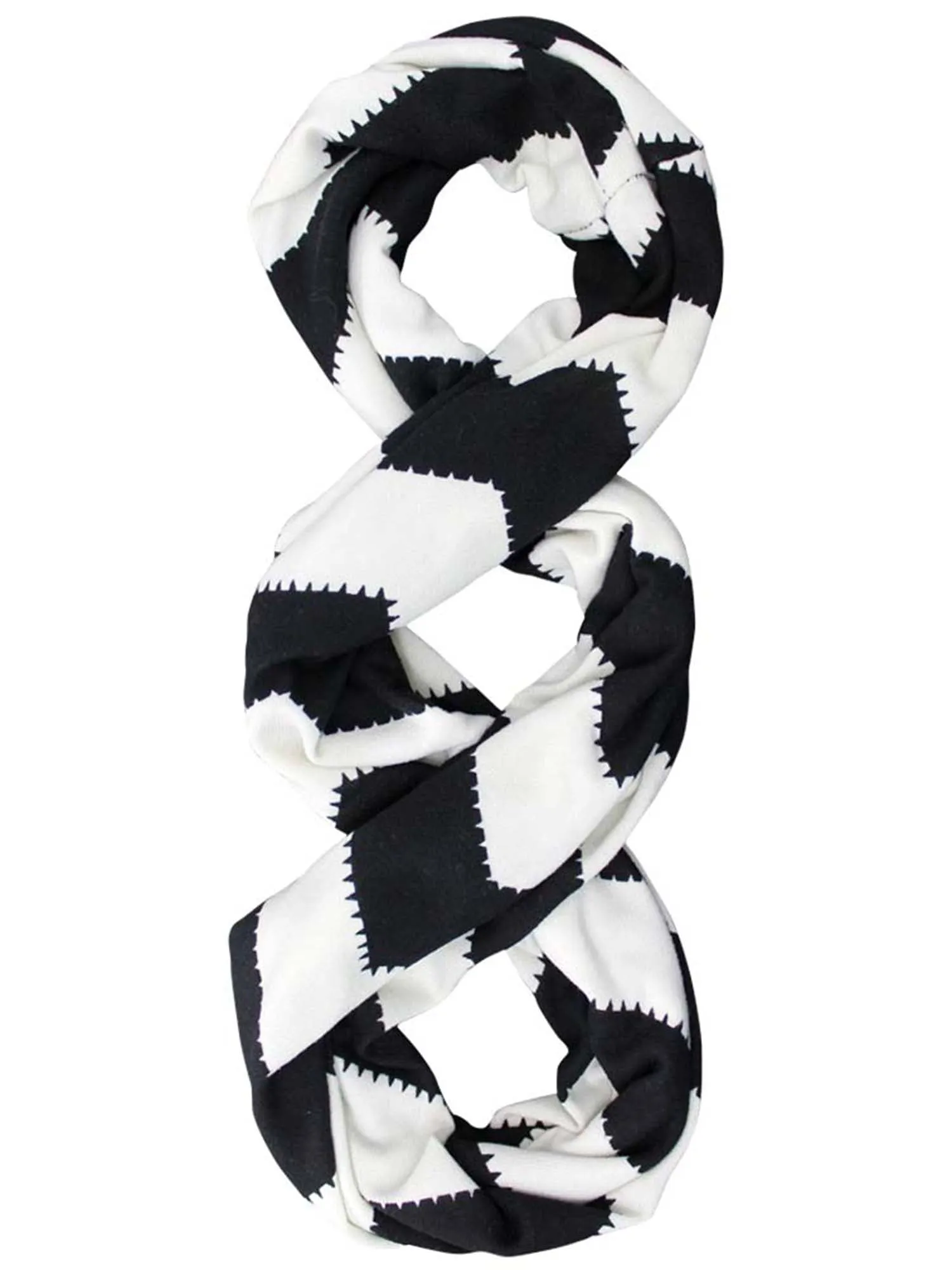 Chevron Jersey Knit Infinity Scarf