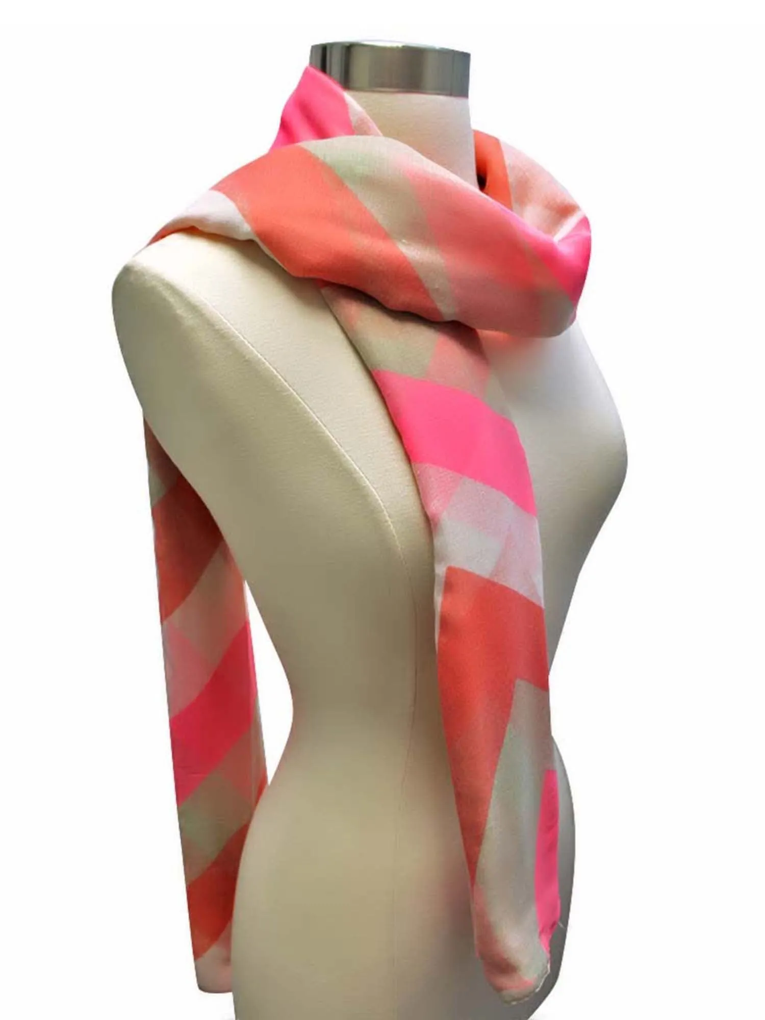 Chevron Zigzag Sheer Scarf