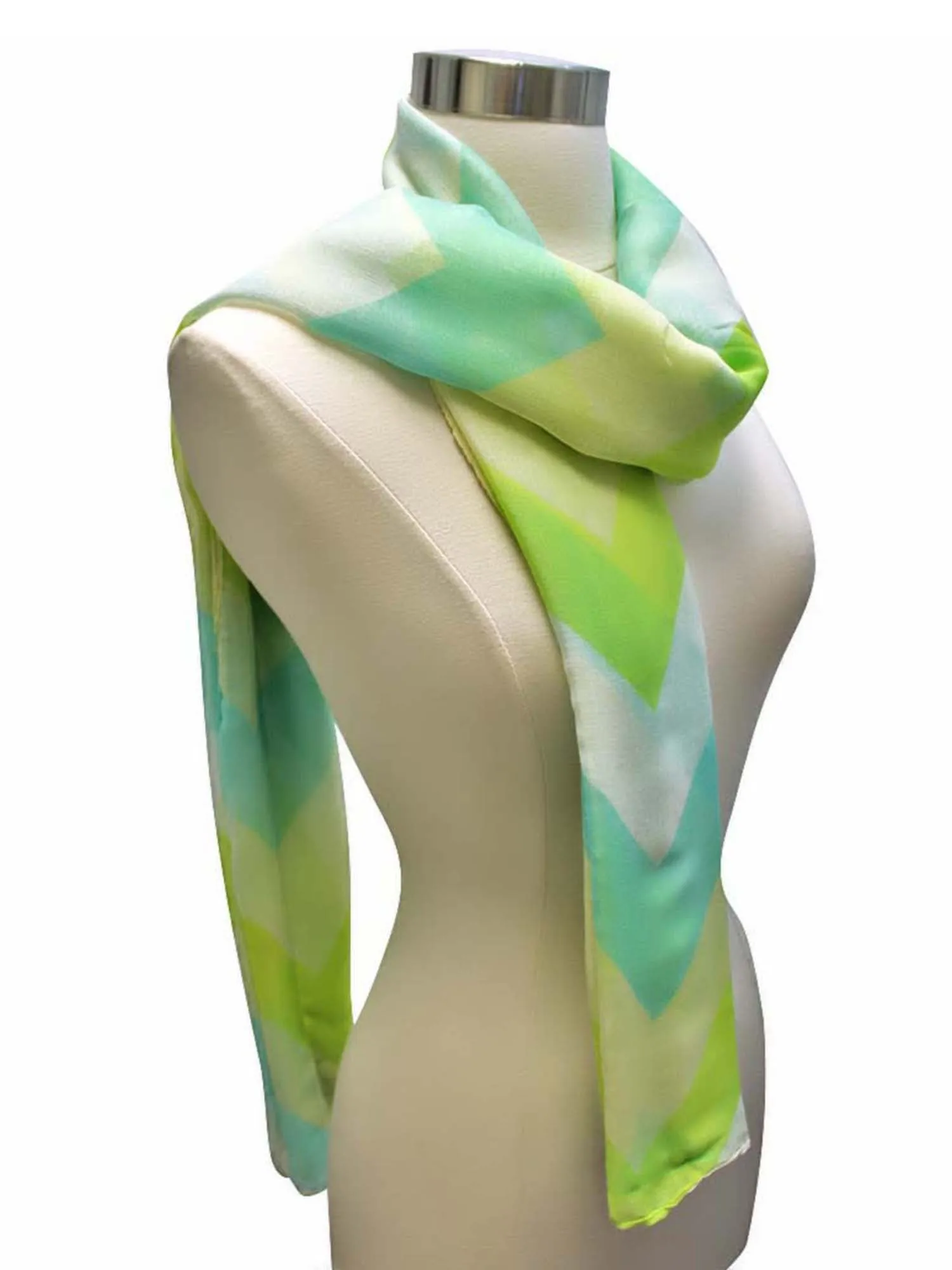 Chevron Zigzag Sheer Scarf