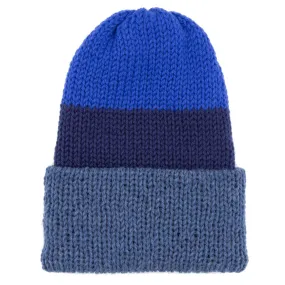 Chimney O.G. Fold Beanie Atlantic Blue/Dark Navy/Pop Blue