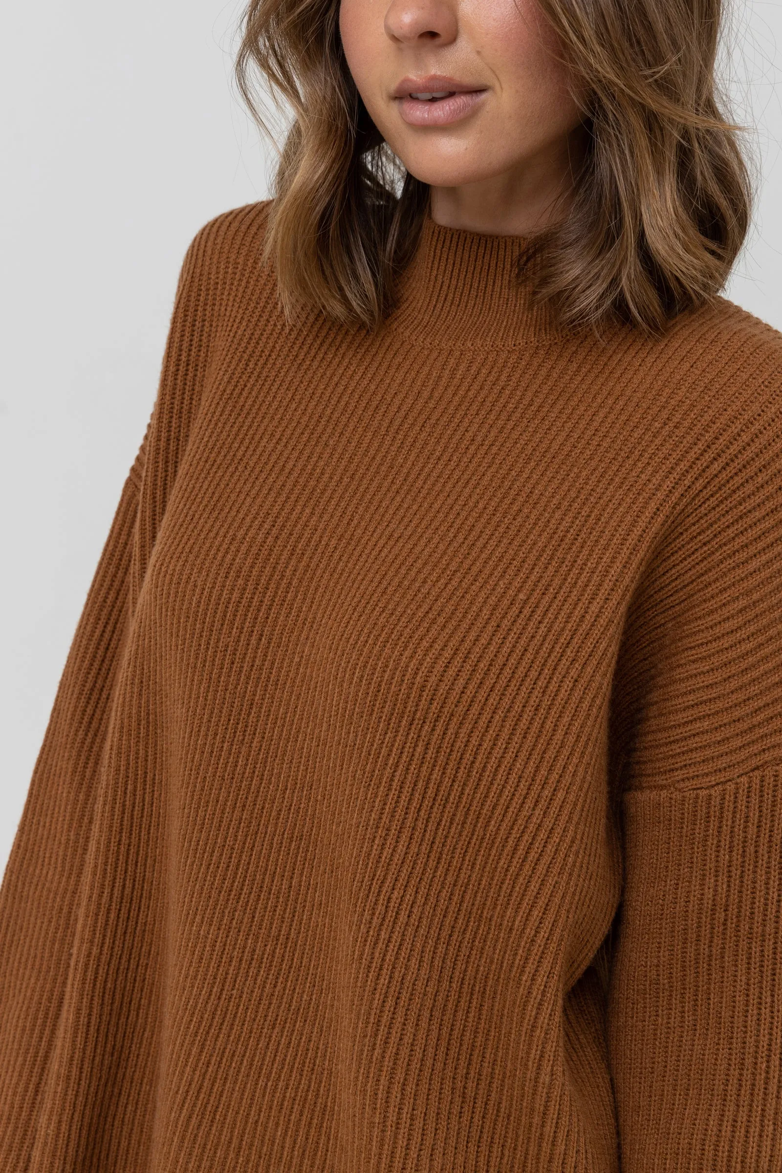 Classic Knit Jumper Caramel