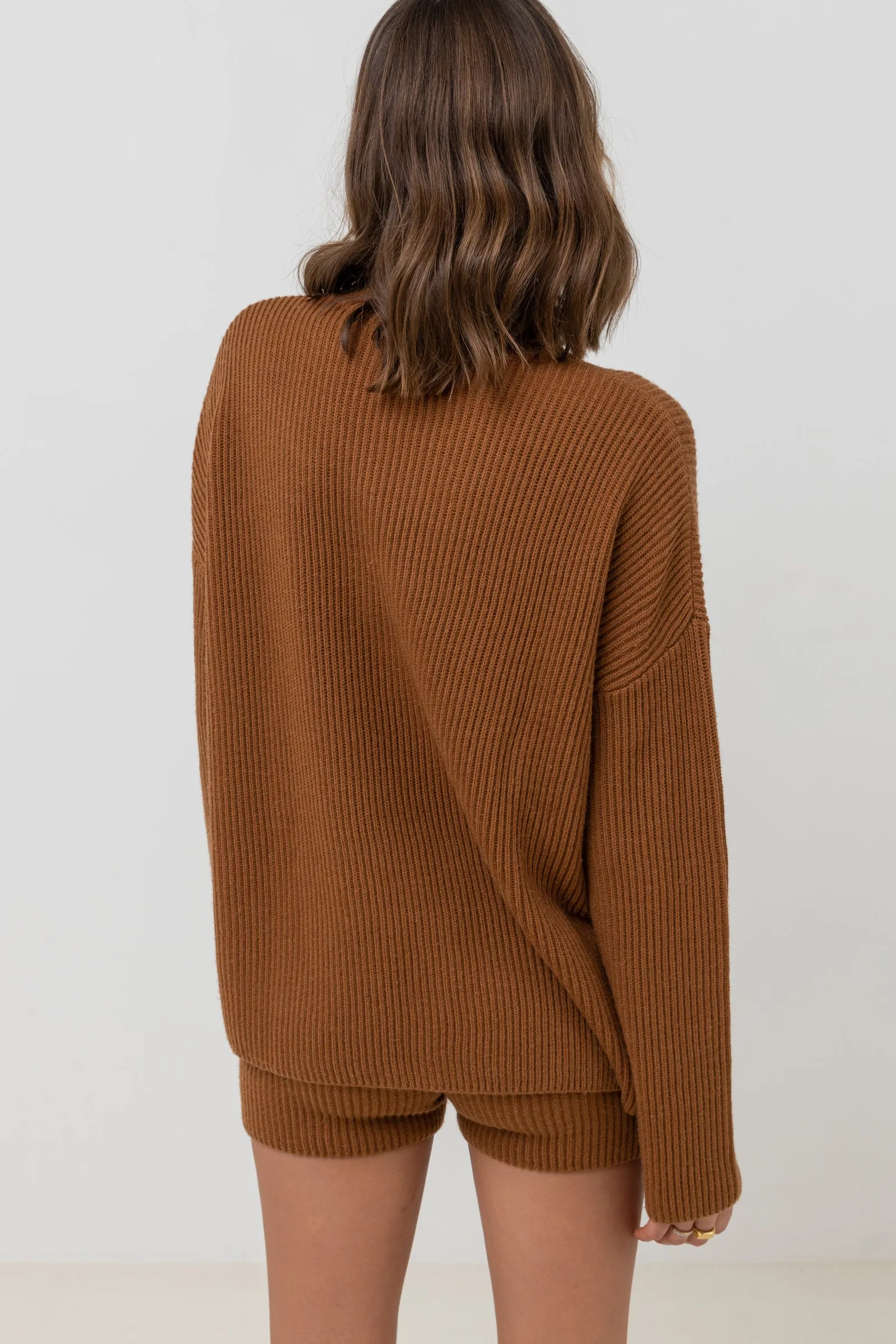 Classic Knit Jumper Caramel