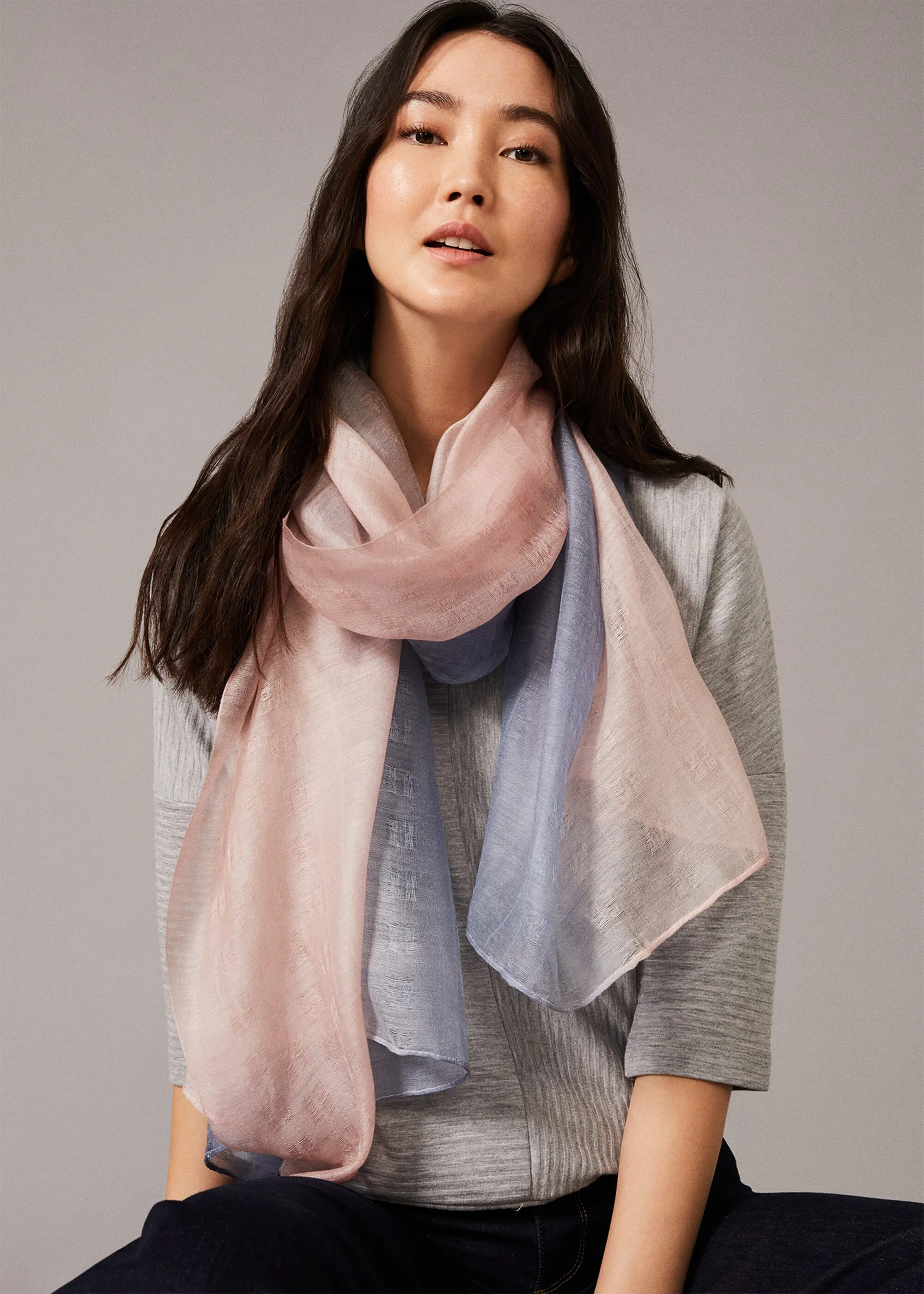 Clementine Ombre Scarf