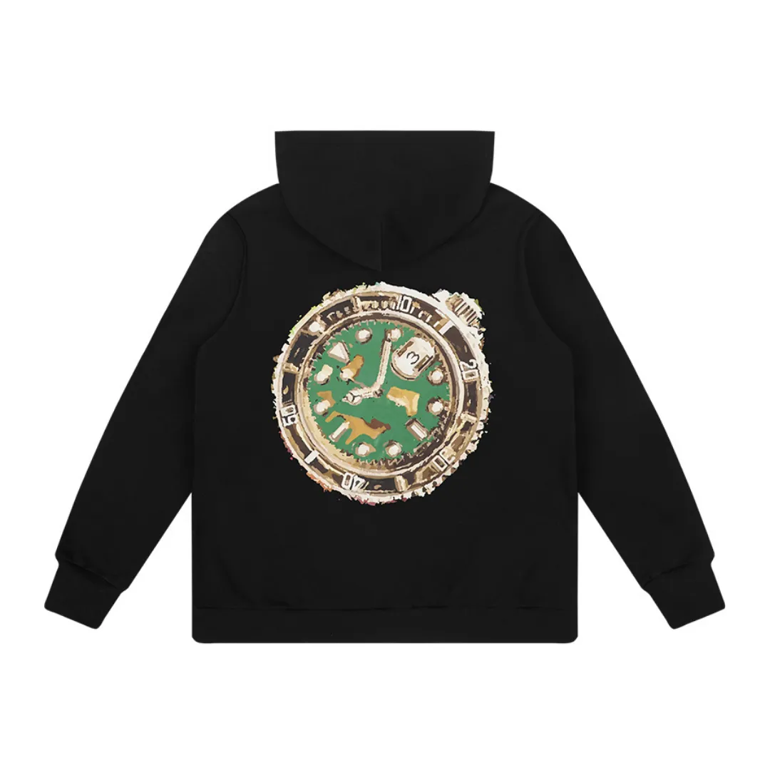 Clock Painted Hoodie