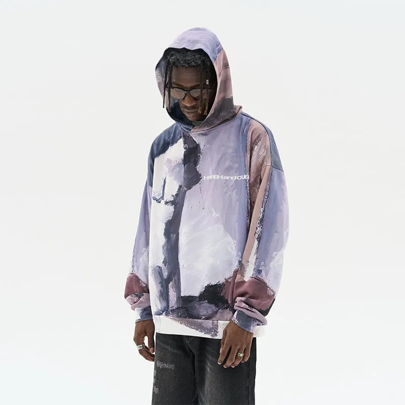 Conceptual Oil Painting Full Print Hoodie