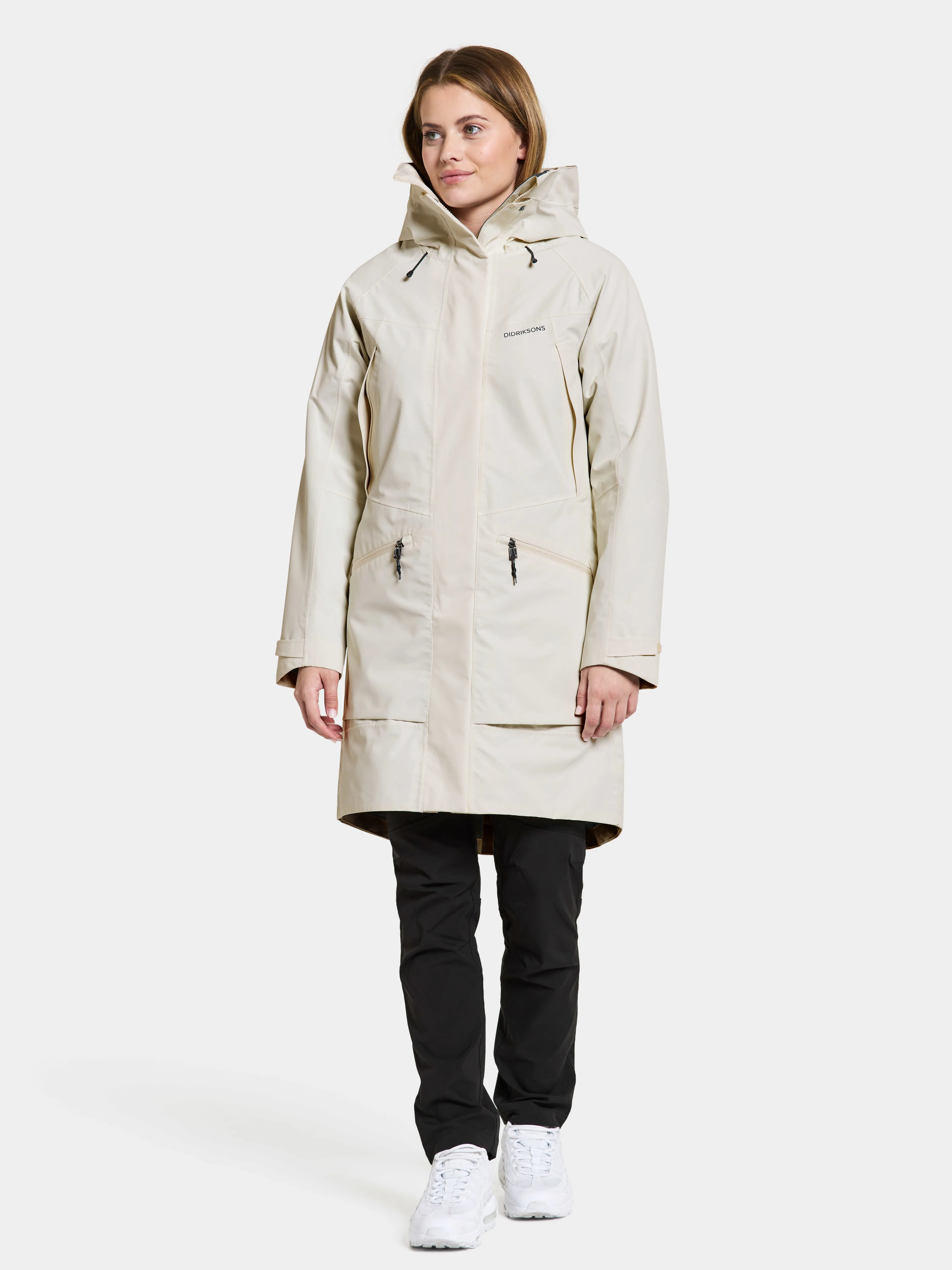 Didriksons Women's Ilma Parka 8 White Foam | Buy Didriksons Women's Ilma Parka 8 White Foam here | Outnorth