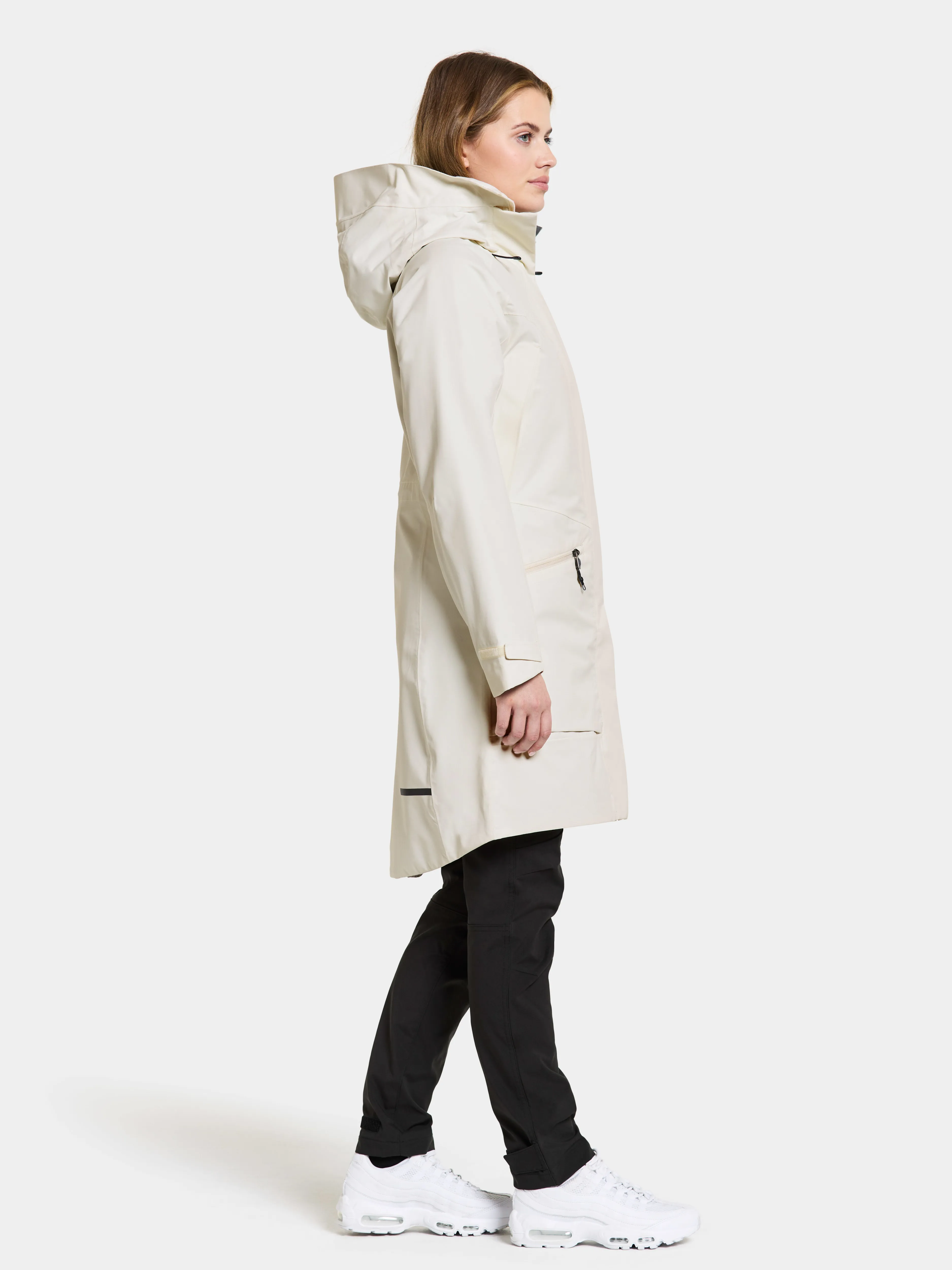 Didriksons Women's Ilma Parka 8 White Foam | Buy Didriksons Women's Ilma Parka 8 White Foam here | Outnorth