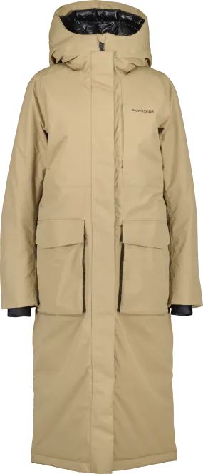 Didriksons Women's Leya Parka Long 3 Wood | Buy Didriksons Women's Leya Parka Long 3 Wood here | Outnorth