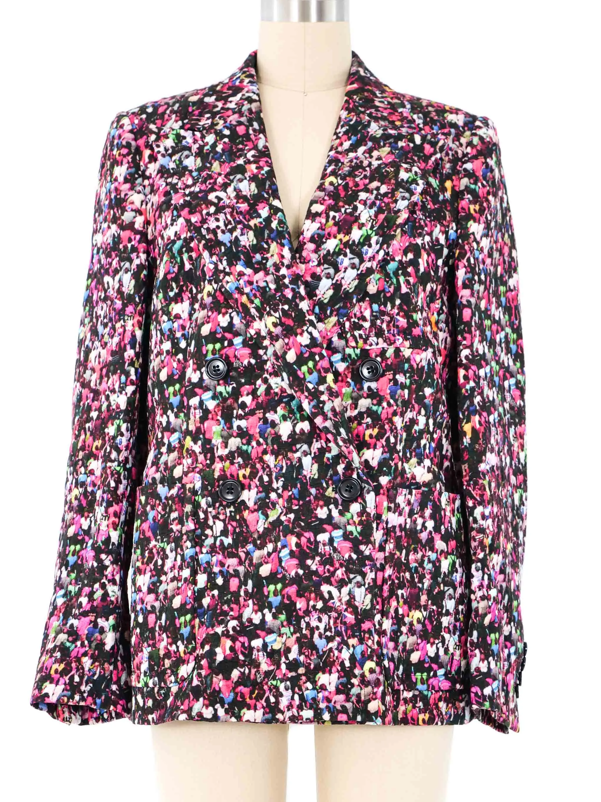 Dries Van Noten Photo Print Blazer