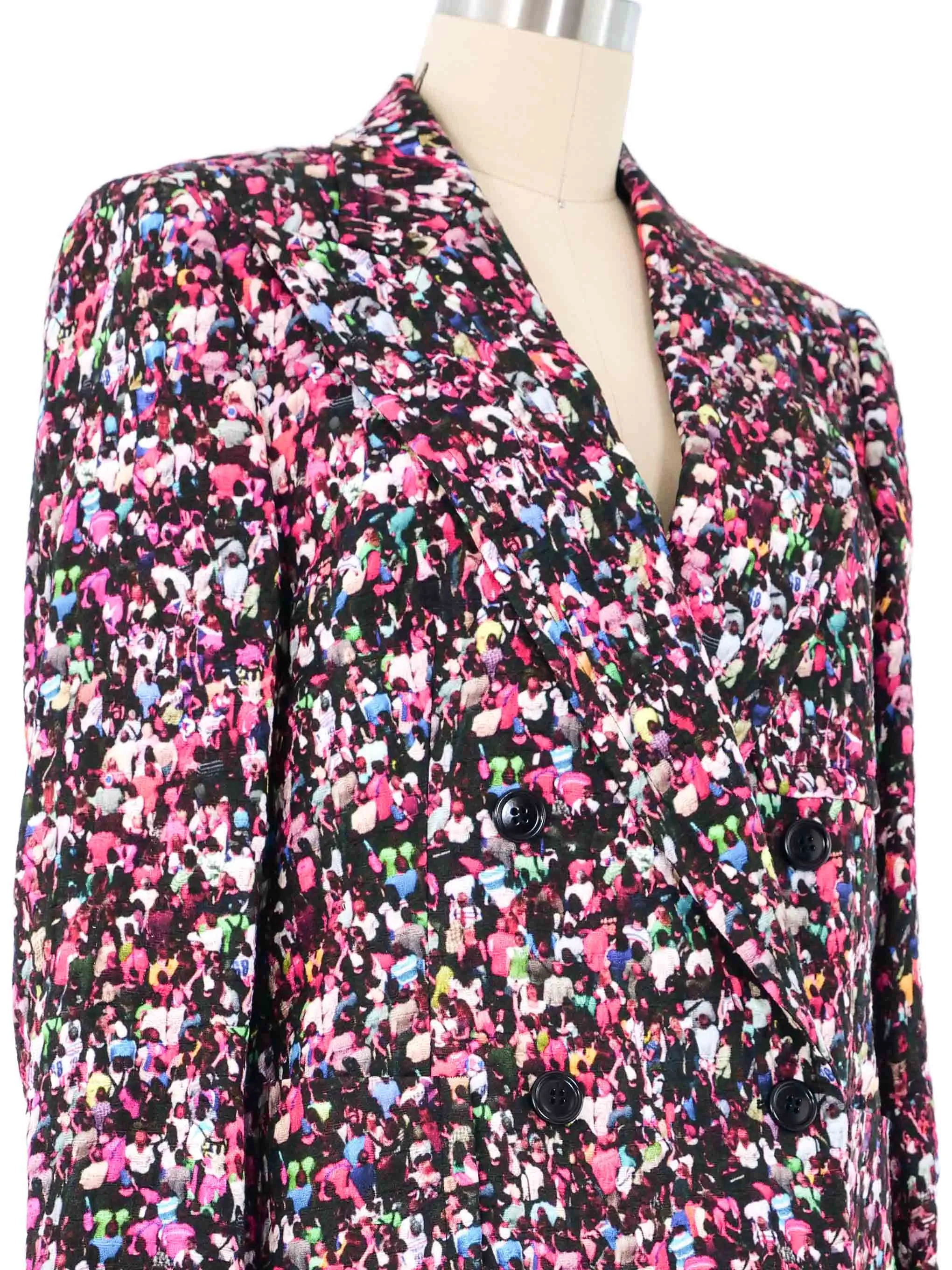 Dries Van Noten Photo Print Blazer