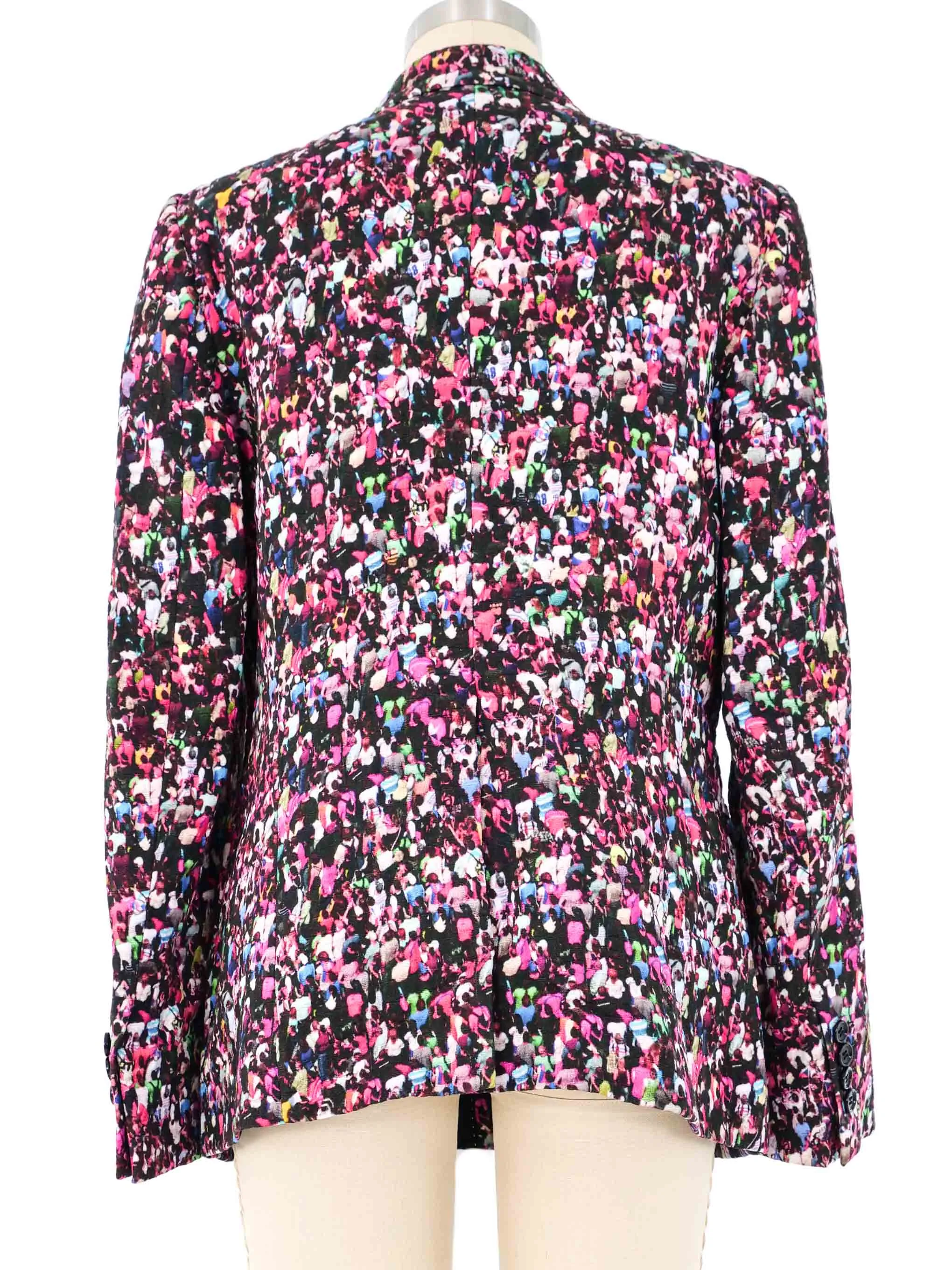 Dries Van Noten Photo Print Blazer